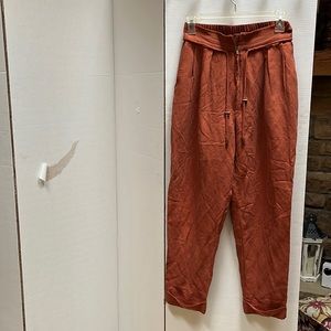 Apiece apart linen cuffed pants